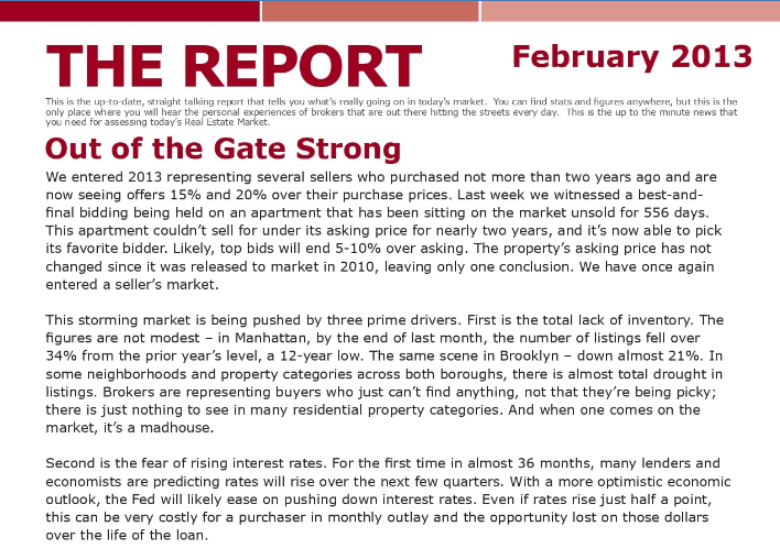 The Meier Report - February 2013