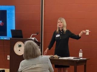 Suzy Presents at Isle of Palms Speaker Series- 2024