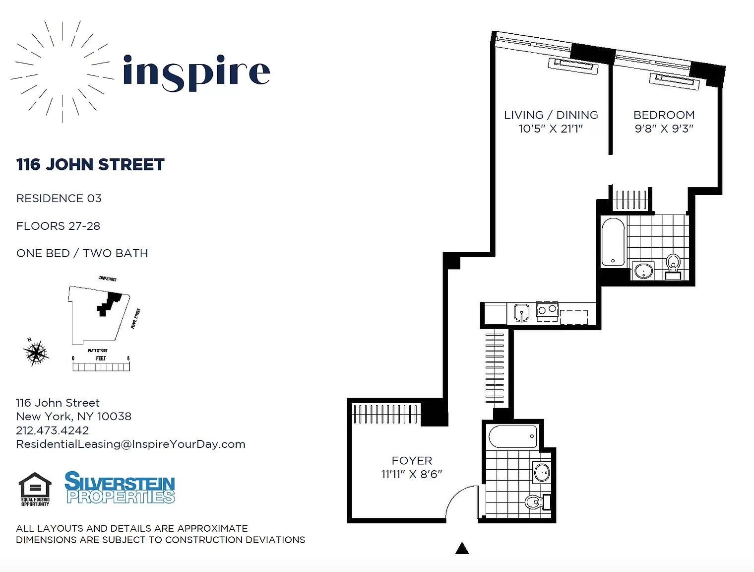 116 John Street, Apt 2803