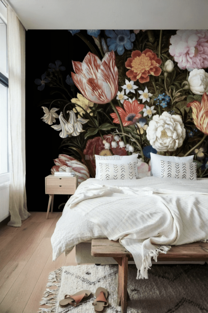 Grandmillennial Style: The Return of Flower Wallpaper