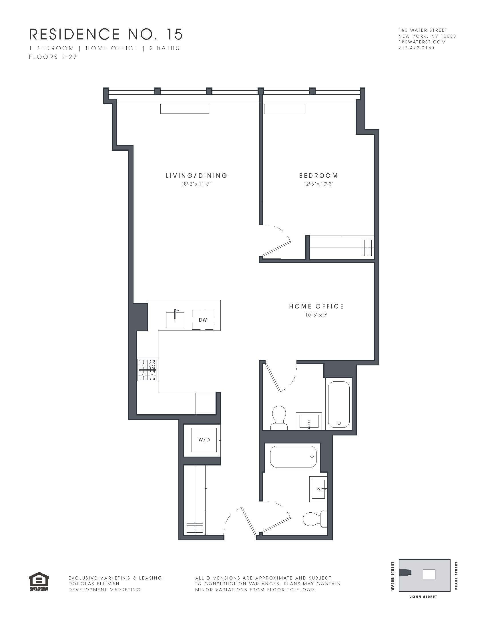 180 Water Street, Apt 2215