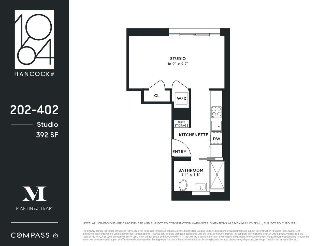 1064 Hancock Street, Unit 402