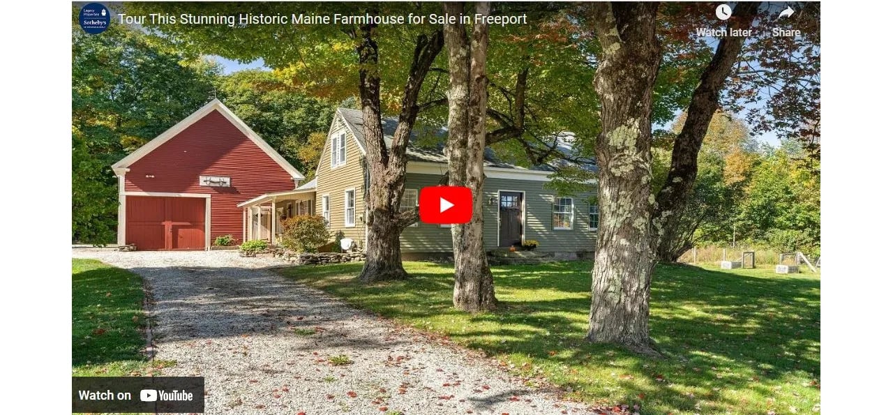 Video of the Week: Tour This Stunning Historic Maine Farmhouse in Freeport