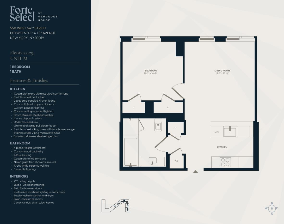 554 West 54th Street, Apt 25-M