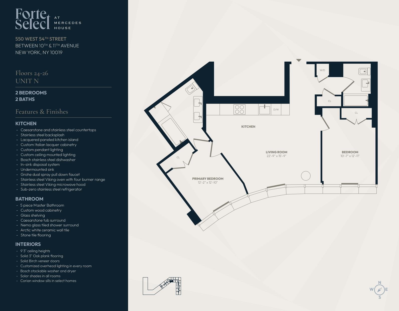 550 West 54th Street, Apt 25X