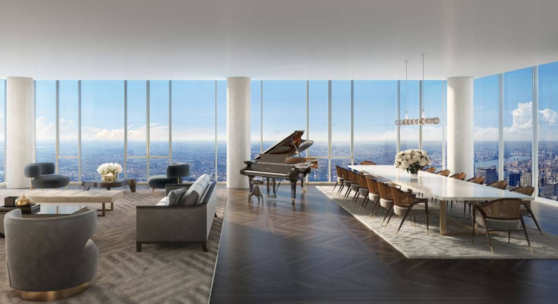 Manhattan Billionaires’ Row Duplex Gets a $150 Million Price Tag