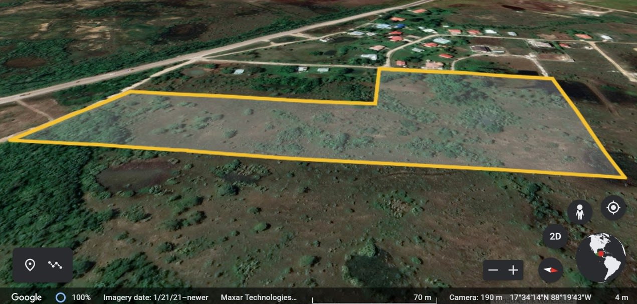 15 Acre development property with access to utilities near 12 miles 