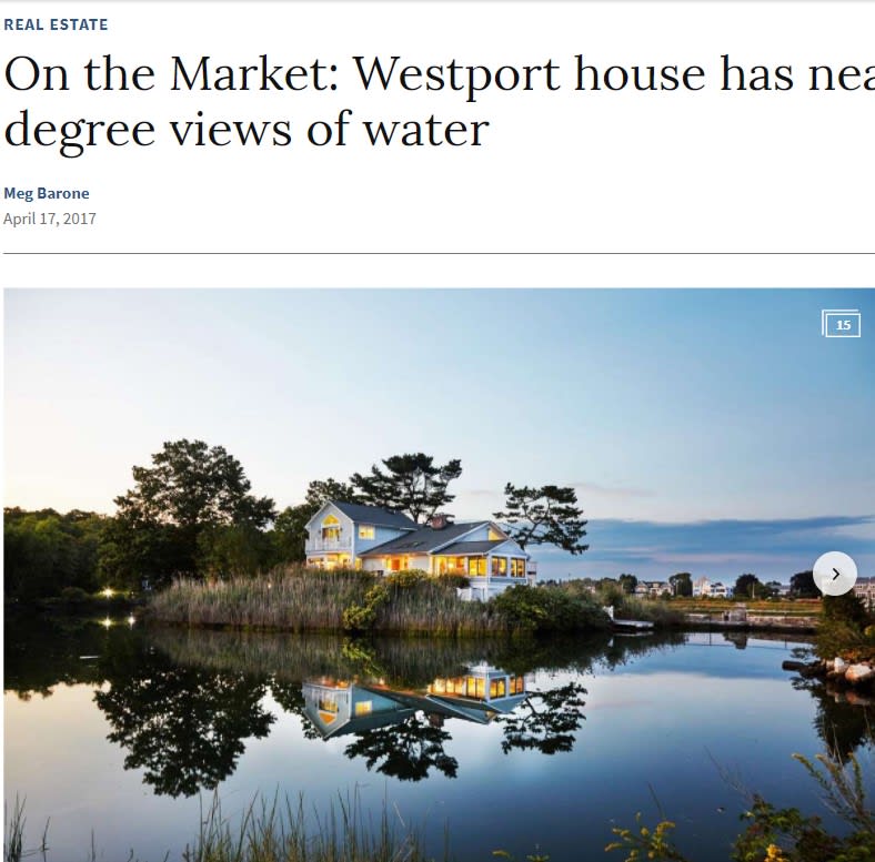 On the Market: Westport House Has Nearly 360 Degree Views of Water