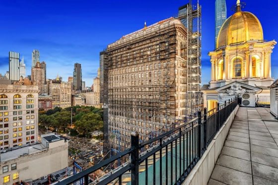 Inside a Golden-Domed Penthouse in Manhattan