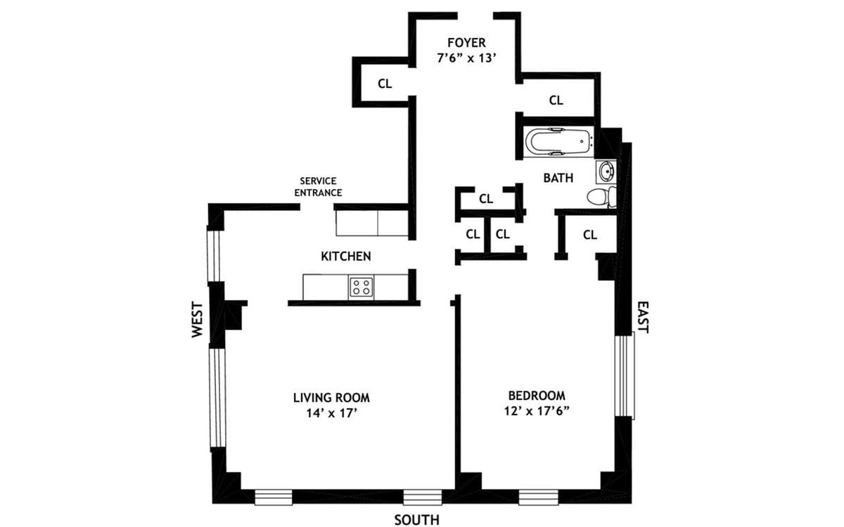 327 Central Park West Unit: 9E