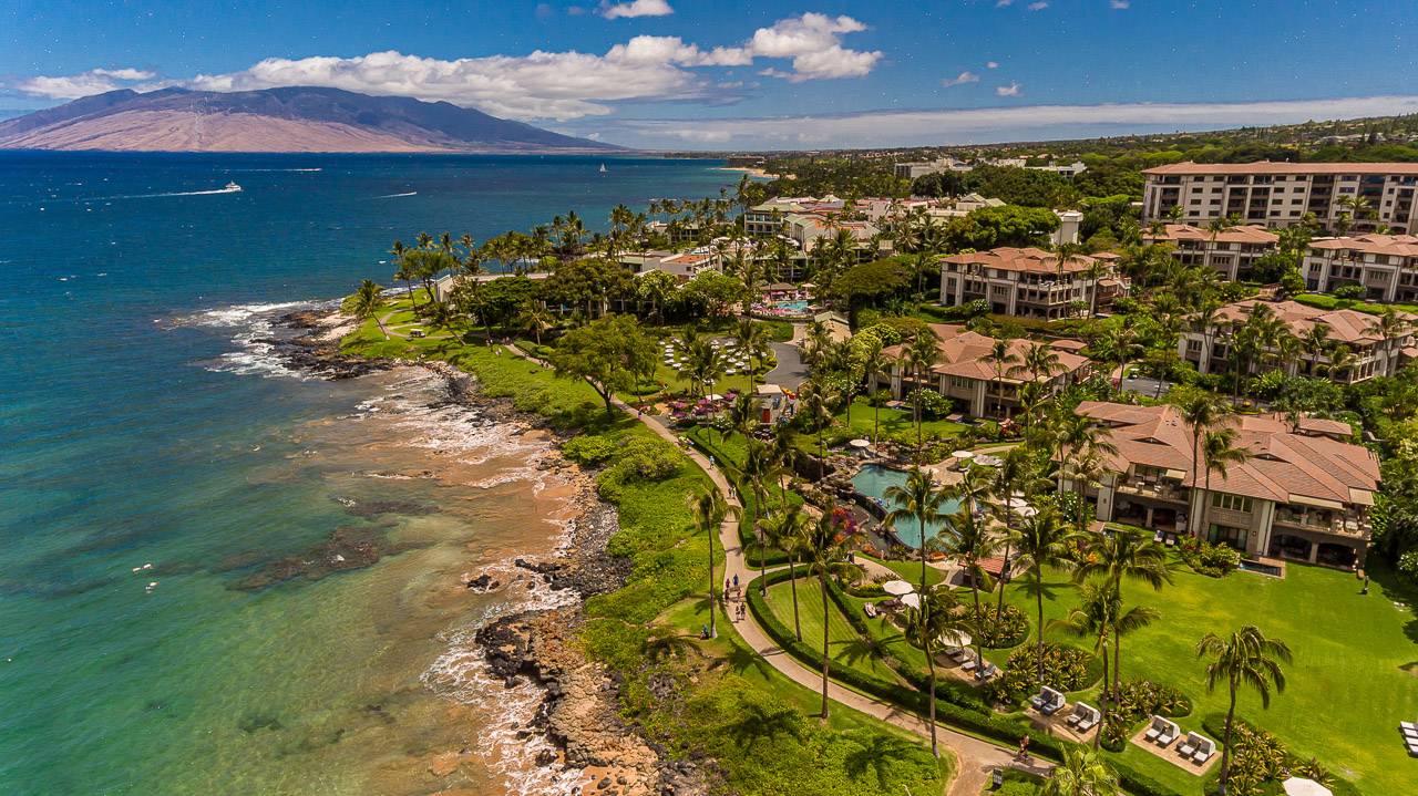 maui aerial view