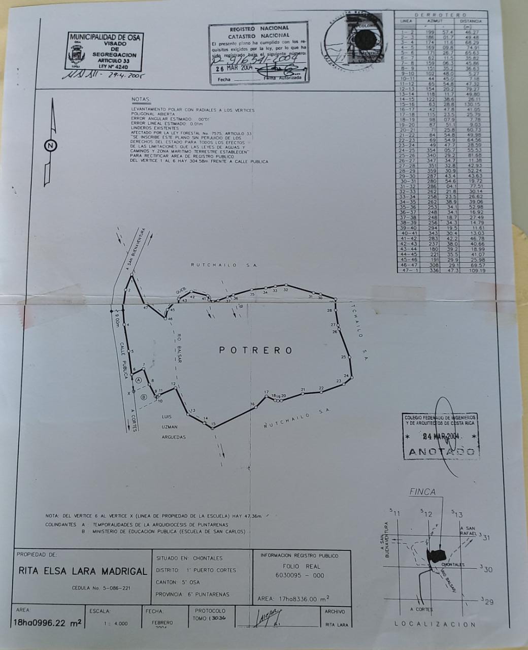 Farm In Chontales, 47 Acres With Ocean View And River