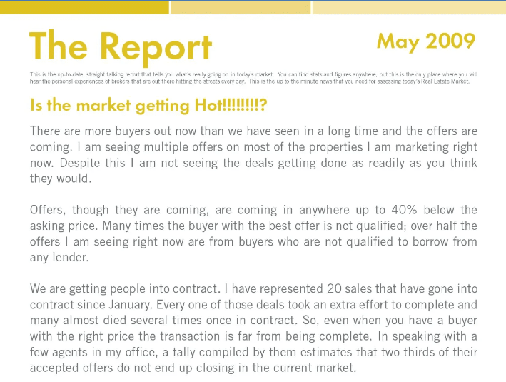 The Meier Report - May 2009