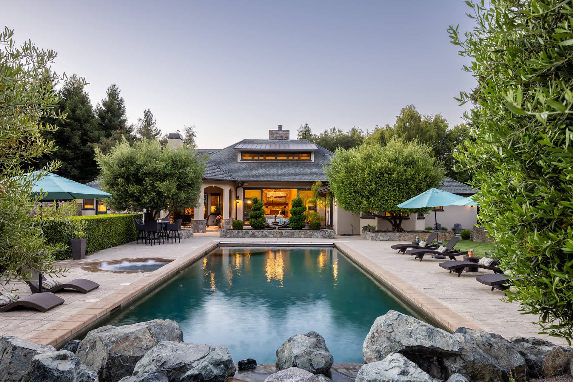 Luxurious French Country Estate - 8640 River Meadows Rd
