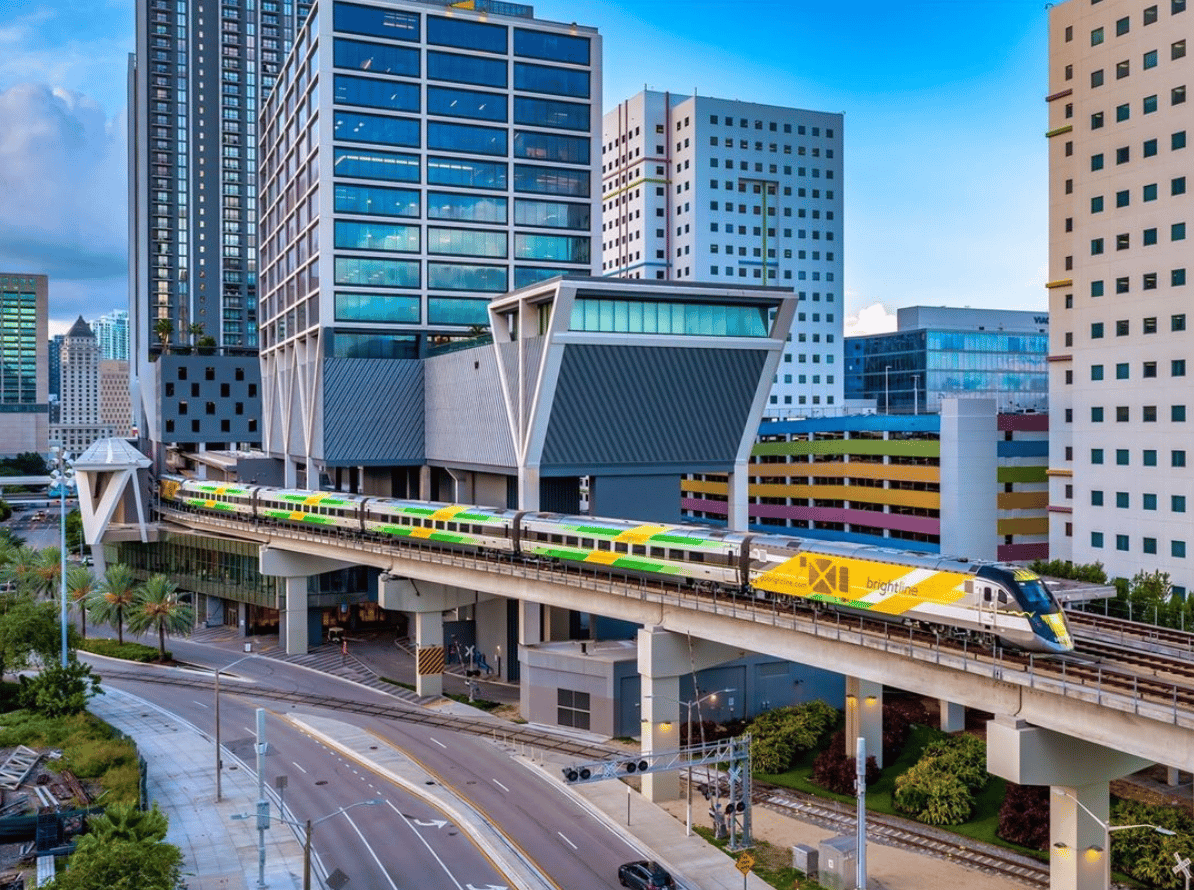 The Brightline High-Speed Train - Connecting all of Florida!