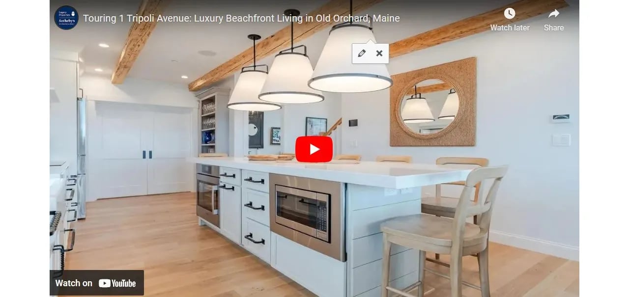 Video of The Week: Touring 1 Tripoli Avenue – Luxury Beachfront Living in Old Orchard, ME.