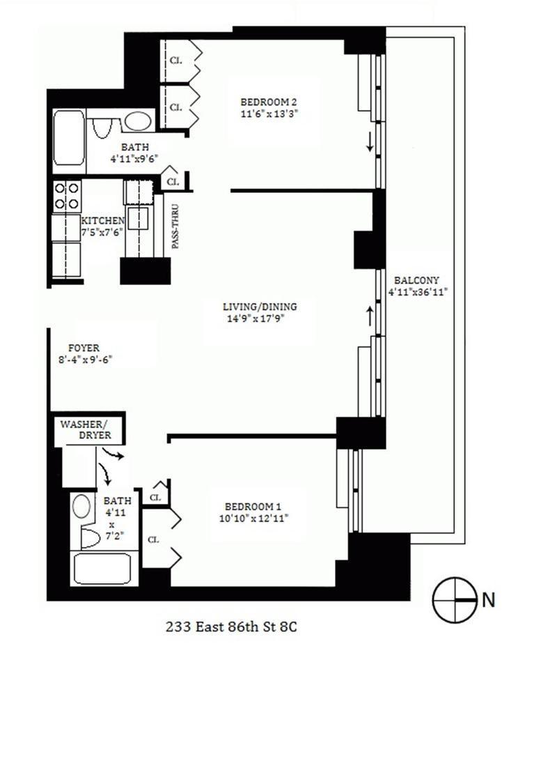 233 East 86th Street Unit: 8C