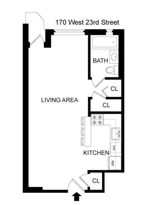 170 W 23rd St, #4R