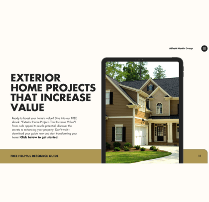 Exterior Home Projects That Increase Value