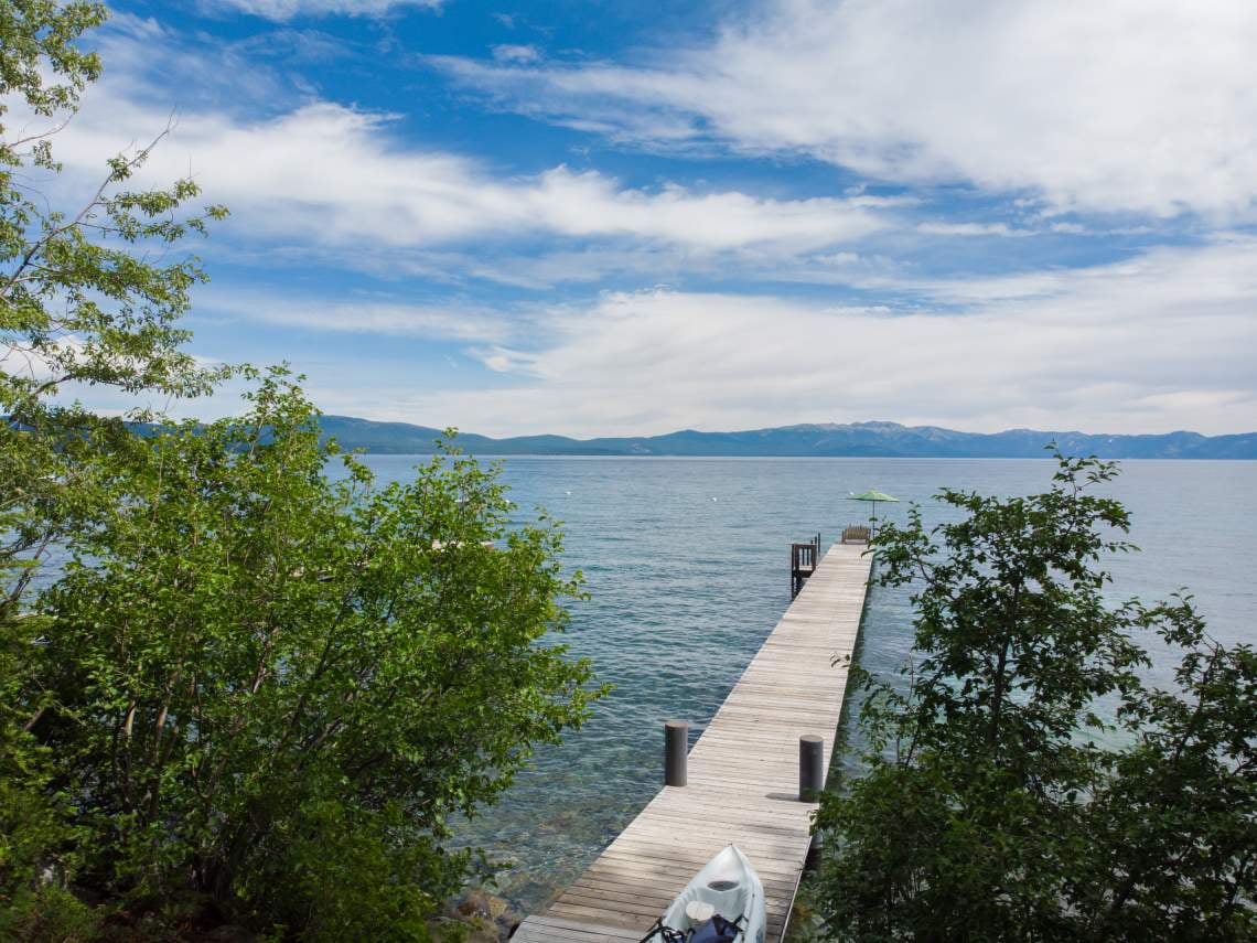 West Shore Lakefront With Private Pier & Buoy