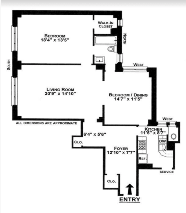 150 West 55th Street Unit: 4D