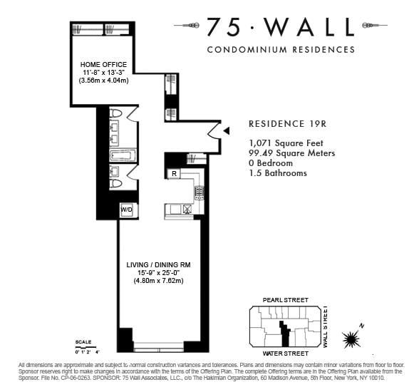 75 Wall Street, Apt 19-R