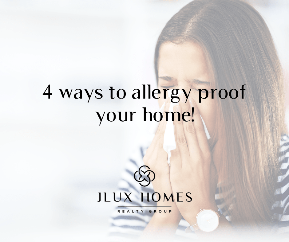 4 ways to allergy proof your home!