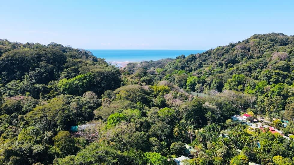 Casa Linda Vista with Ocean View Above Dominical Beach