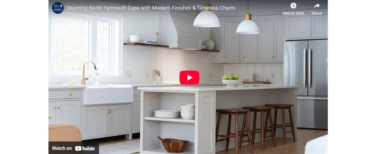 Video of the Week: Stunning North Yarmouth Cape with Modern Finishes & Timeless Charm