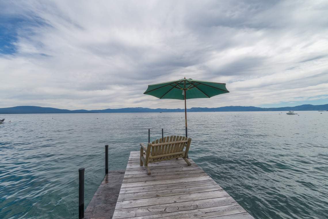 West Shore Lakefront With Private Pier & Buoy