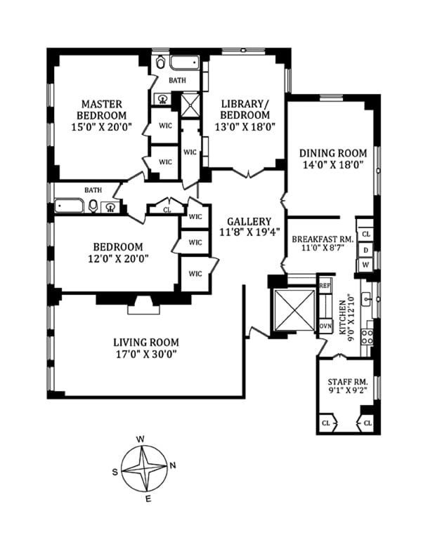 101 Central Park West Unit: 11A