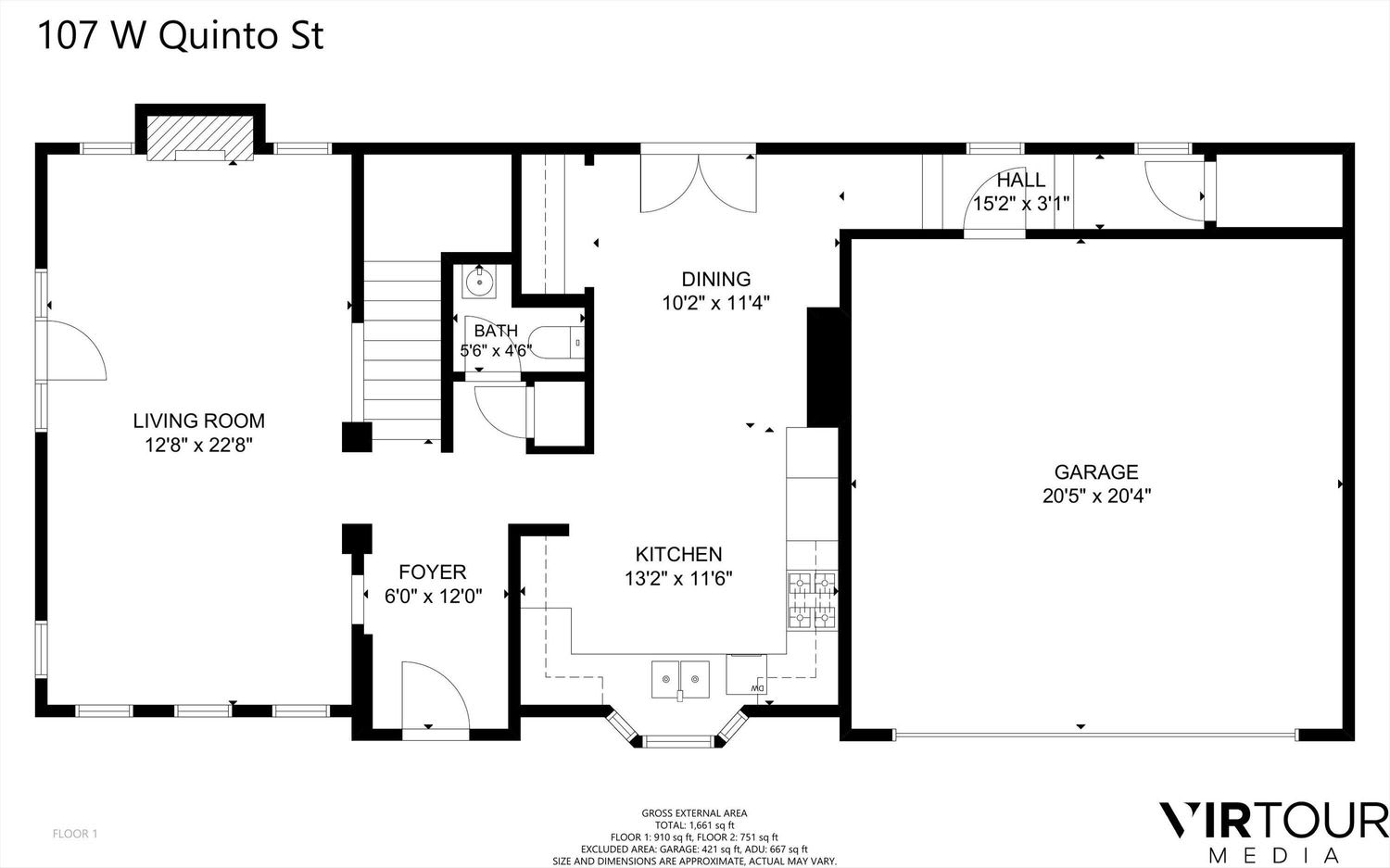 107 W Quinto St