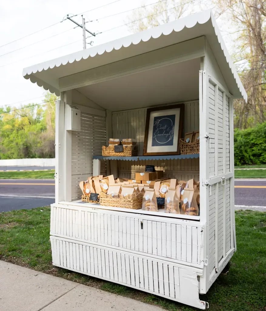 Sweets & Sourdough serves scratch-made baked goods from a roadside cart