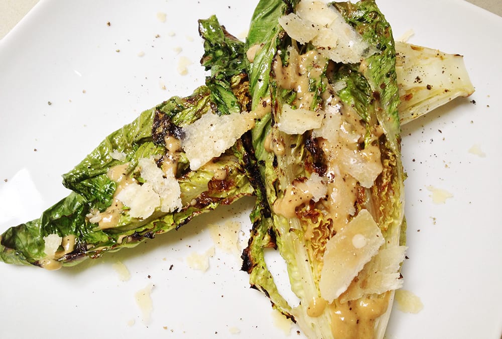 Grilled Caesar Salad