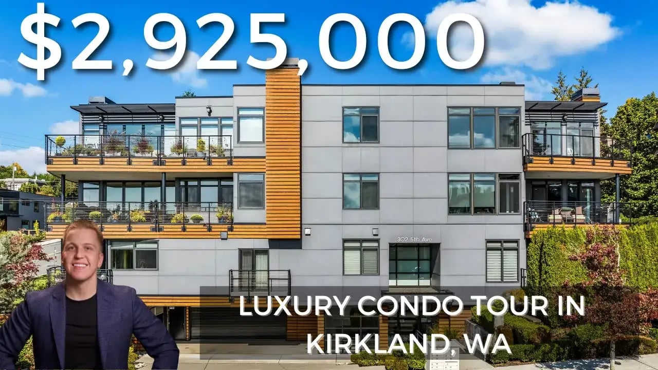 LUXURY CONDO TOUR IN KIRKLAND, WA