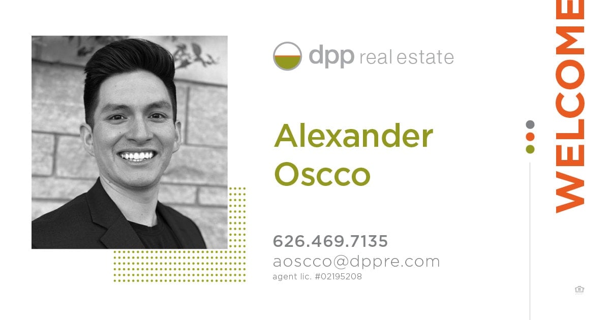 DPP Real Estate Welcomes Alexander Oscco