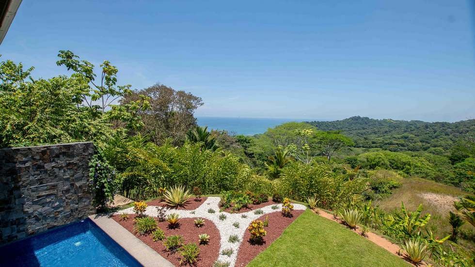 Tropical Ocean View Home with Pool in Escaleras Dominical