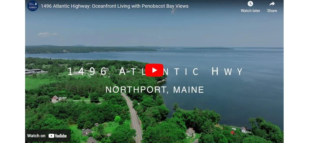 Video of The Week: 1496 Atlantic Highway | Oceanfront Living with Penobscot Bay Views