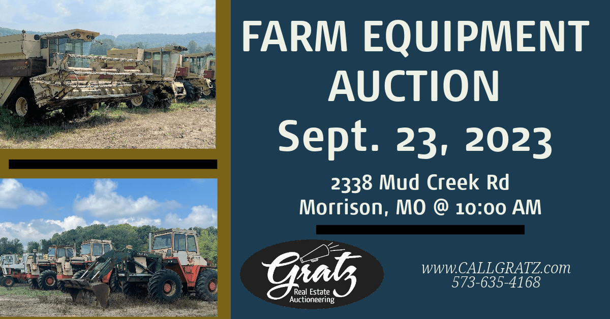 Family Farm Equipment Auction | September 23, 2023 | Morrison, MO