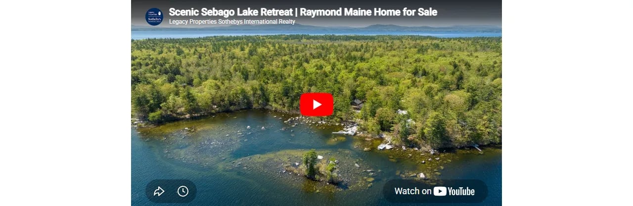 Scenic Sebago Lake Retreat | Raymond Maine Home for Sale
