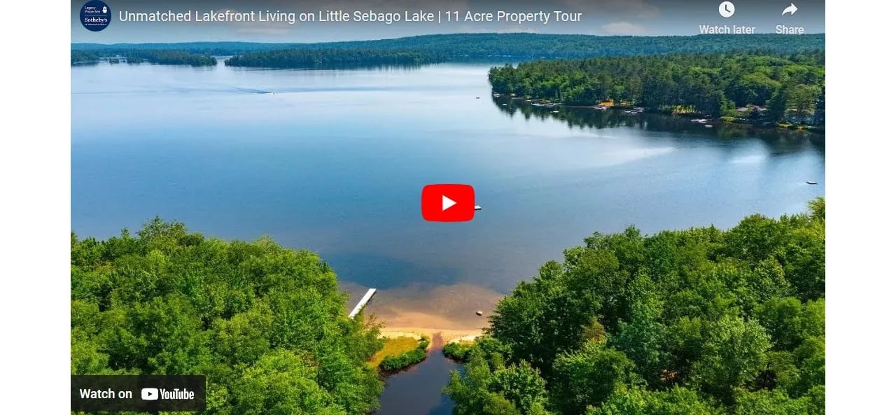 Unmatched Lakefront Living on Little Sebago Lake