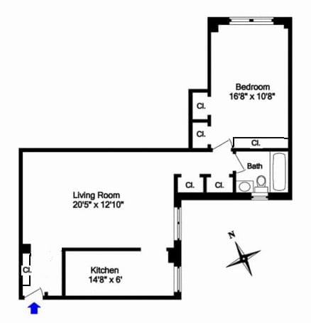 41 W 72nd St, Unit 16E