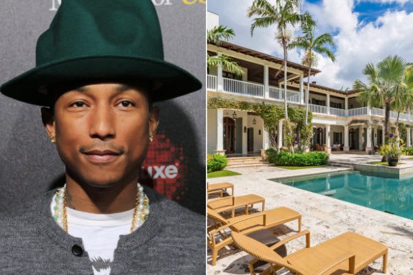 Pharrell drops $30M on Miami mansion for quarantine