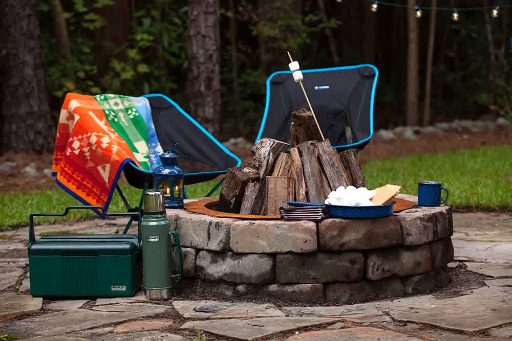 backyard campout