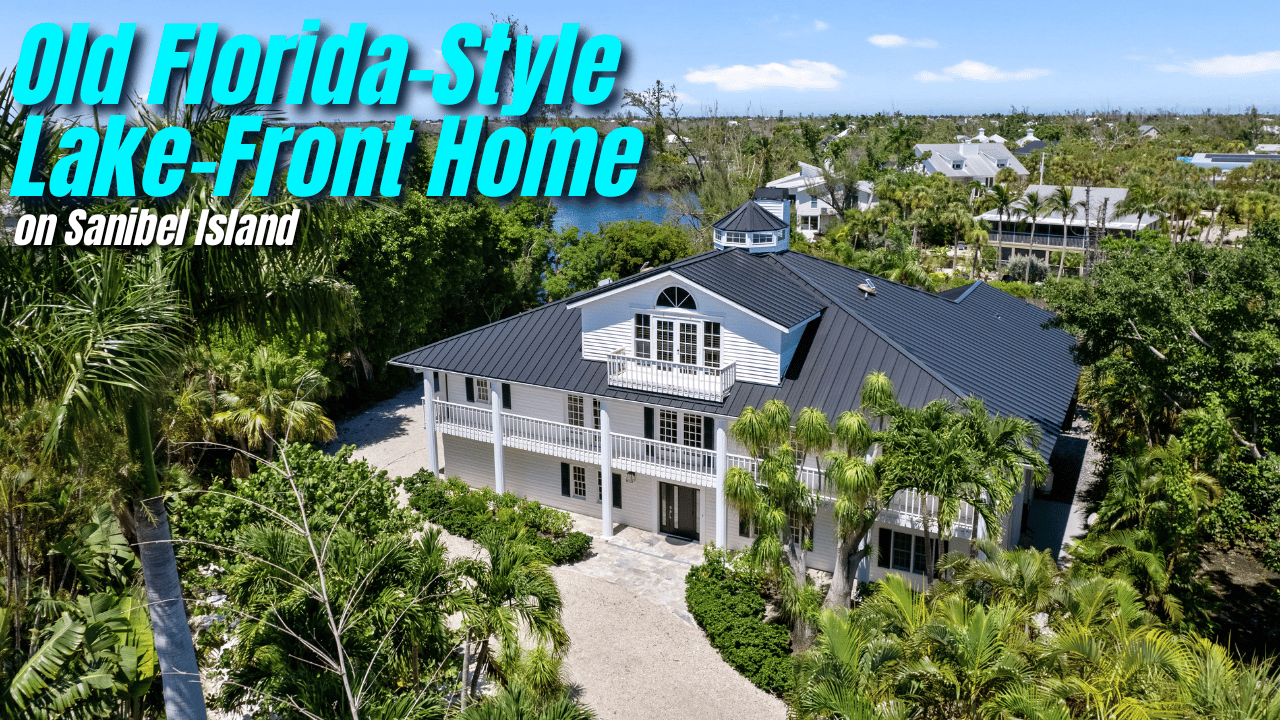 Lake-Front Oasis on Sanibel Island: Old Florida-Style Luxury Home for Sale