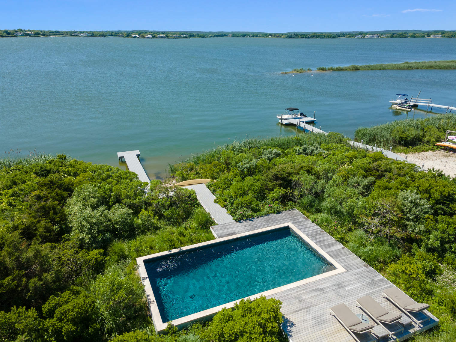 Unbelievable Sunsets Over Mecox Bay in a World-Class Modern
