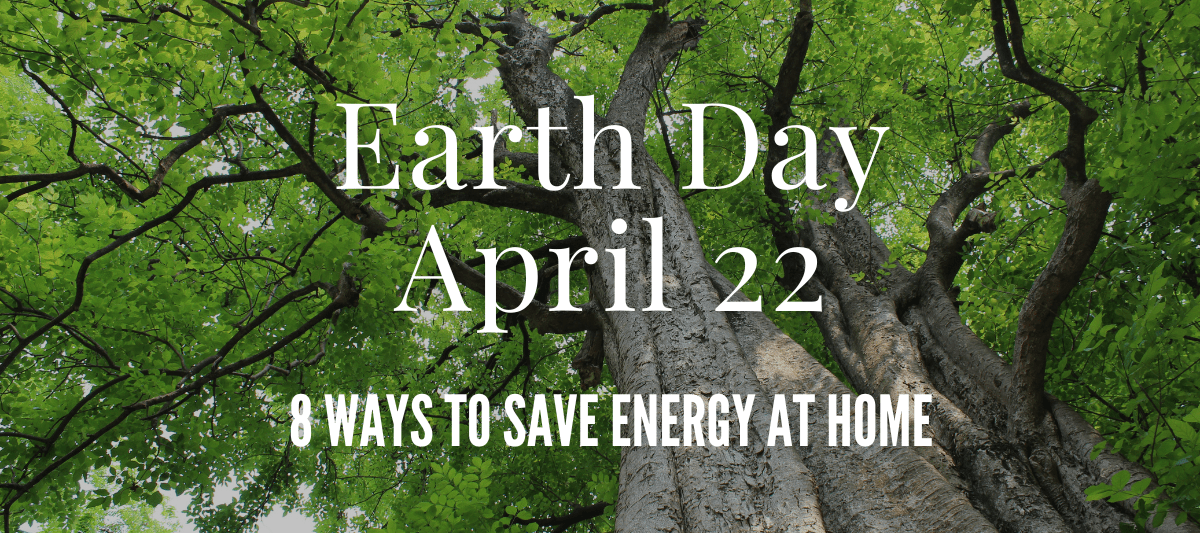 Celebrate Earth Day - 8 Ways to Save Energy At Home