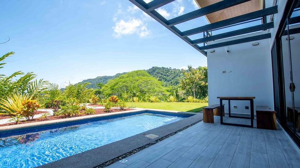 Tropical Ocean View Home with Pool in Escaleras Dominical