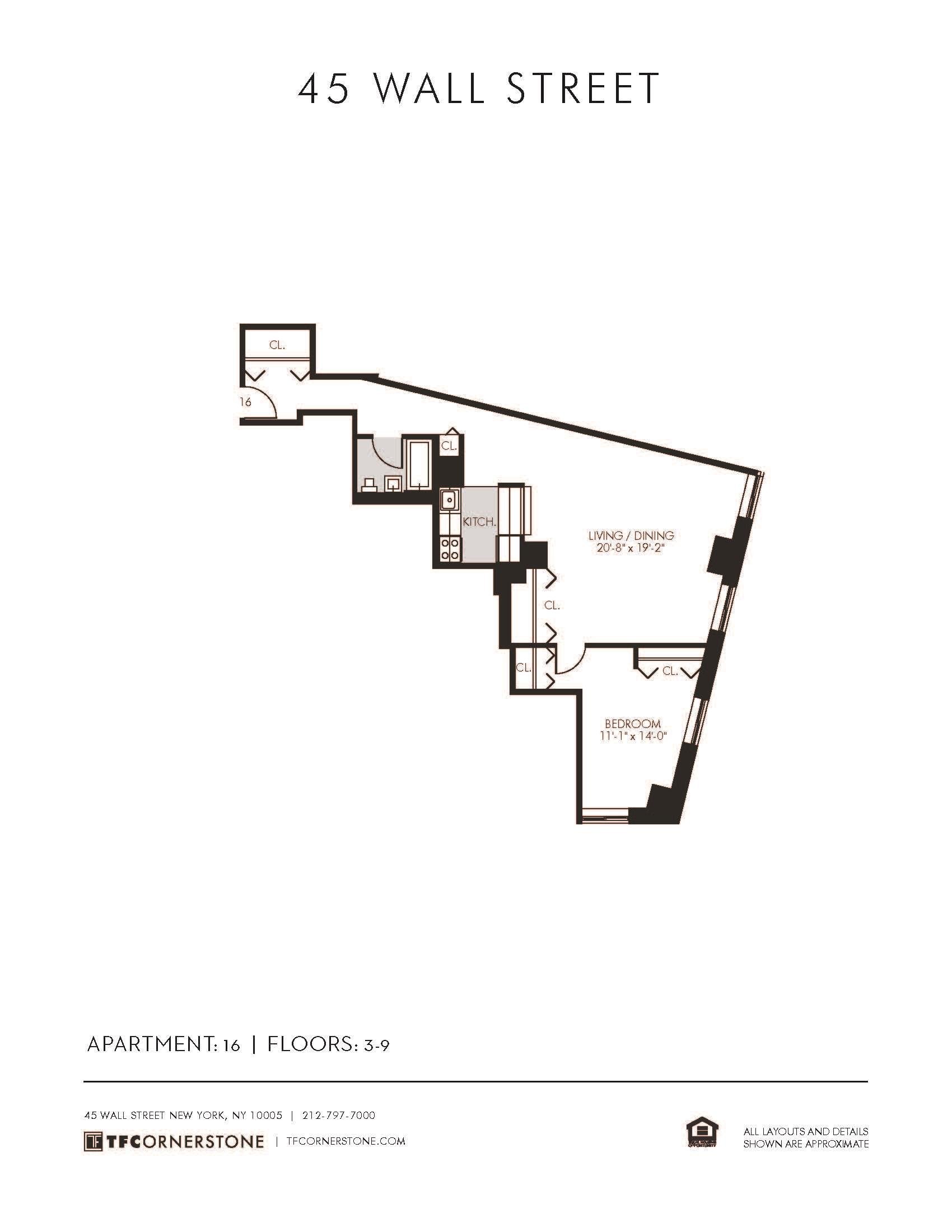 45 Wall Street, Apt 716