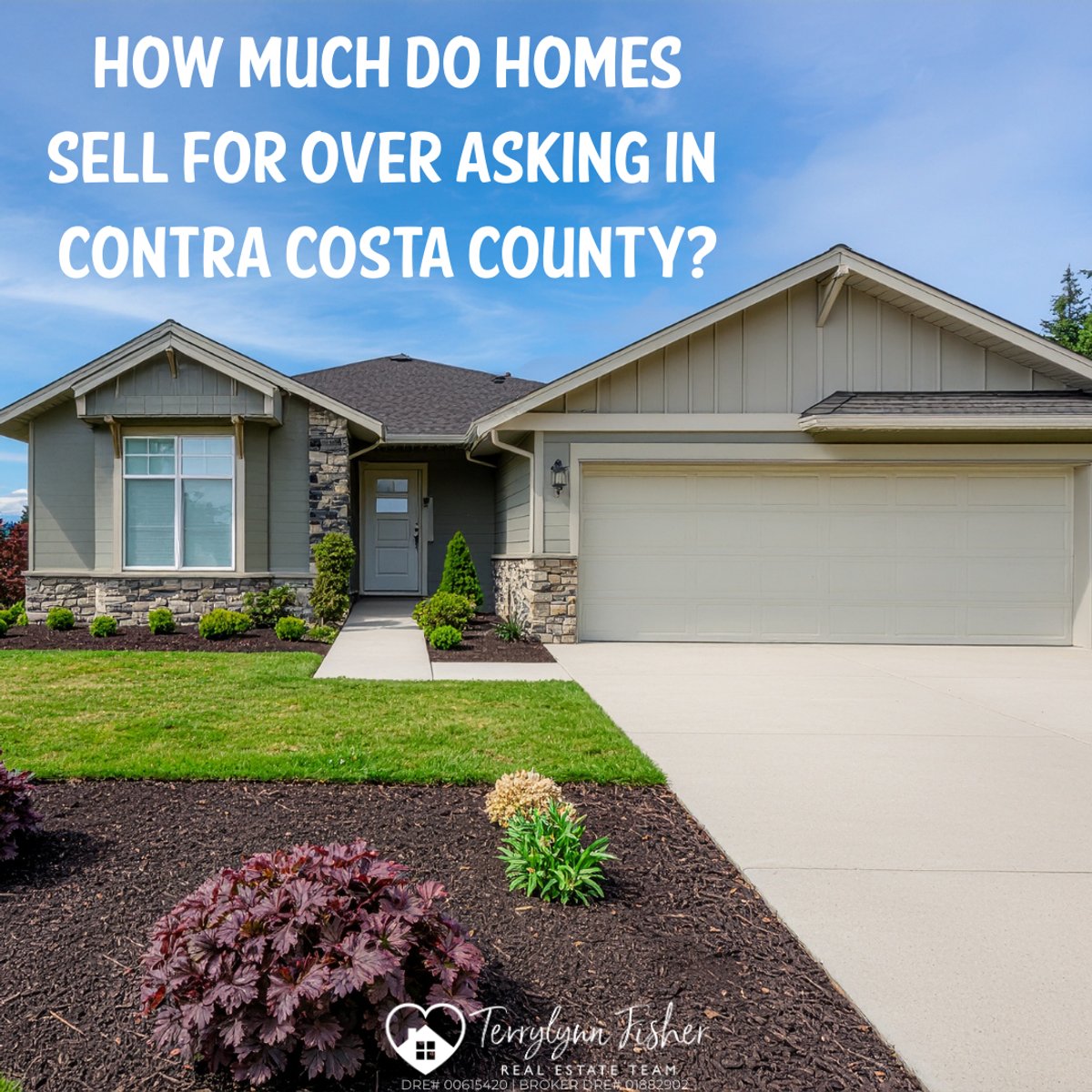 How Much Do Homes Sell for Over Asking in Contra Costa County?